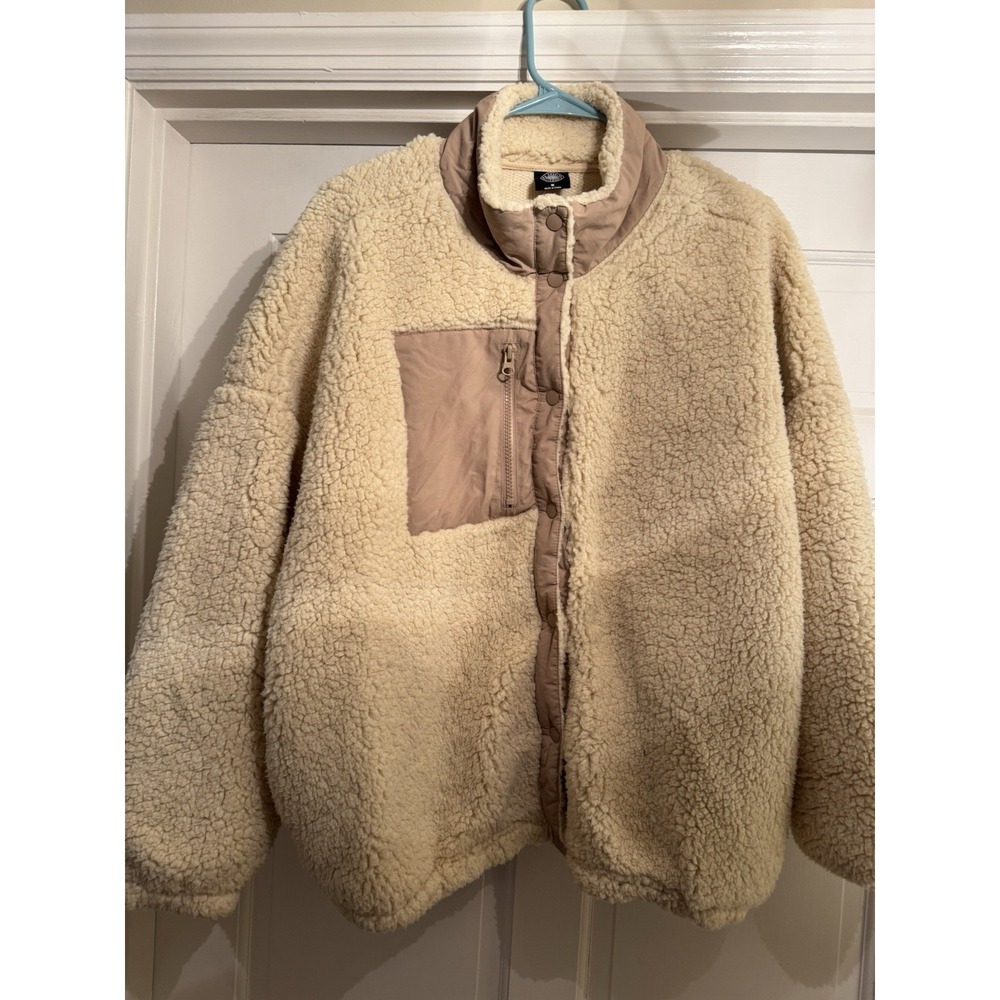 Pacsun Women's Faux Sheepskin Jacket Medium